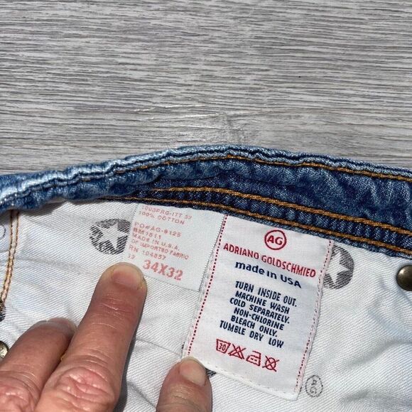 AG Adriano Goldschmied The Fillmore Jeans Mens 34 X 27* Blue Denim Boot Cut - Picture 11 of 16